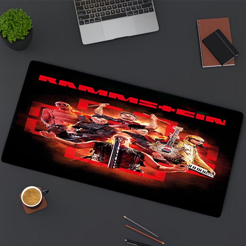 Rammstein Print Mouse Pad, for Keyboard Pad Laptop PC Mat for Office Home Use, Desk Decor, Perfect Birthday Gift for Gamers