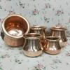 S/M/L Tazas de Fuego de Cobre Puro Ventosas Chinas Tipo Succión Masaje Herramientas GuaSha Terapia de Relajación Corporal Ventosas Calefactoras