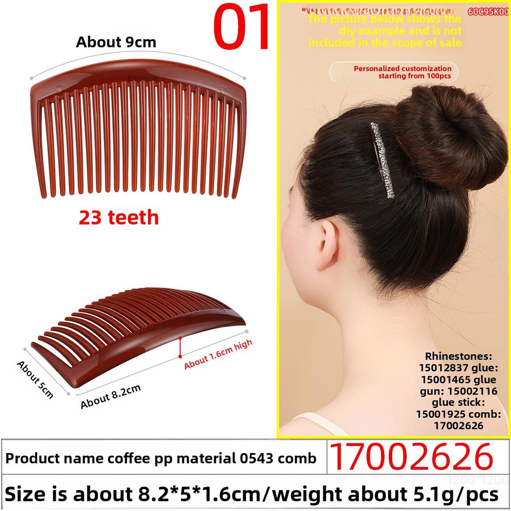 Plastic Hairpins Bangs Hair Accessories 5-toothed Combs