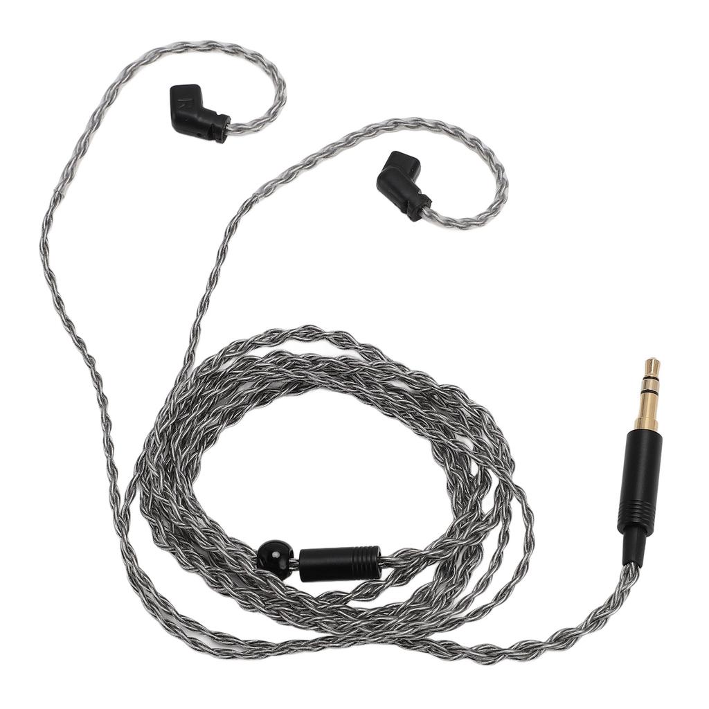 Earphone Cable Silver Plated Copper 3.5mm to 2 Pin 0.78mm for QDC AS12 AS16 for KZ ZSX ZSN ZS10 Pro EDX for UE 18Pro