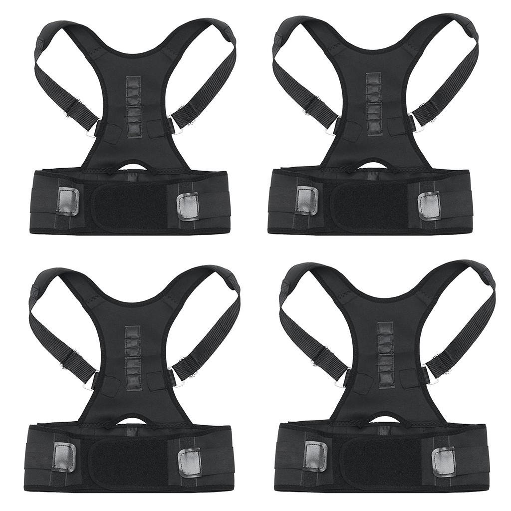Therapy Posture Corrector Brace Magnetic Shoulder Back Support Belt for Women/Men Braces And Supports Belt Shoulder Black