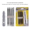 13-in-1/17-in-1 Screwdriver Set Precision Cross Screwdriver Head Double-Head Multi-Function Kit Repair Hand Tool