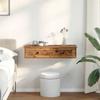 VidaXL Wall Shelf with Drawers Old Wood Engineered Wood 859957