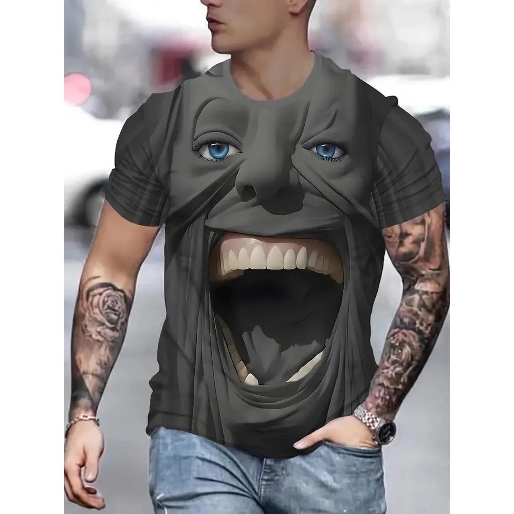 Stylish Simple Men's Top Short-sleeved Casual Versatile Comfortable T-Shirts Men’s