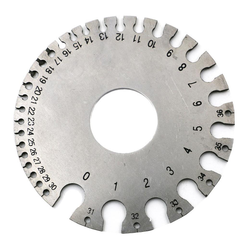 Stainless Steel Metal American Wire Gauge Round Cable Gage Standard Thickness