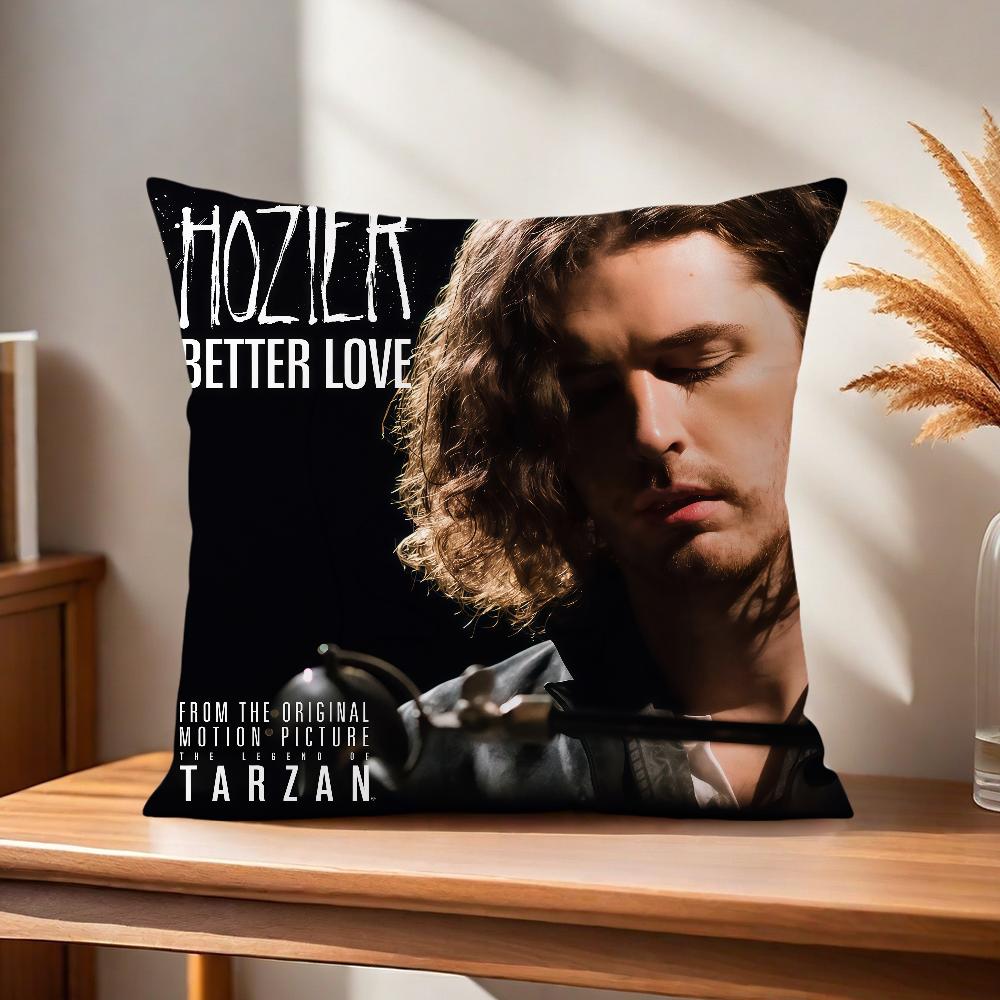 Comfortable Soft Pillow Case For Sofa Living Singer Room Hozier Home Office Decor Protective Covers Without Pillow-Insert