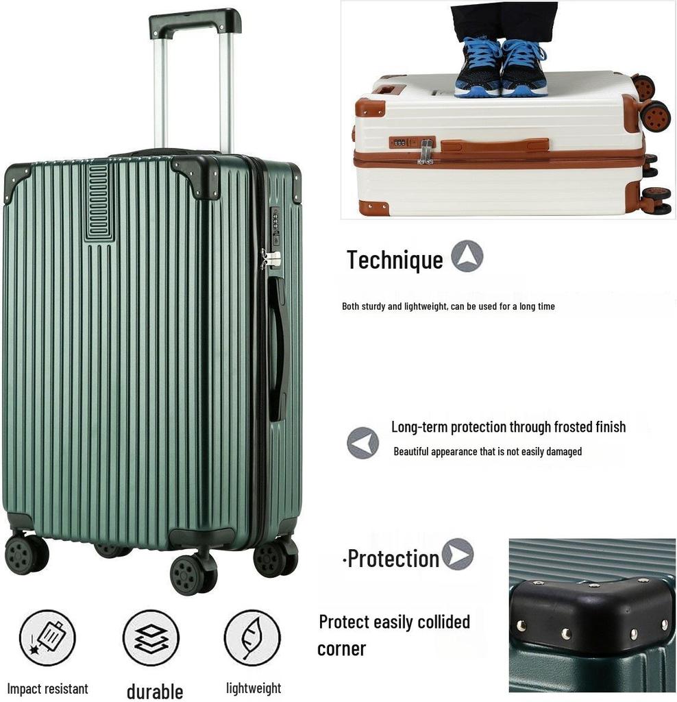 Fashionable 20-Inch Multifunctional Cabin Trolley Case for Men and Women - Parent-Child Travel Suitcase