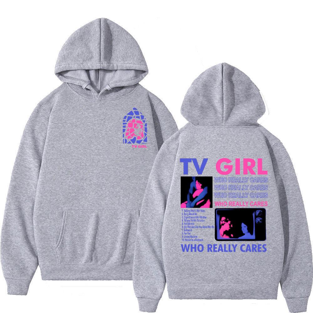TV Girl Men's printed hoodie retro fashion Sweatshirt Harajuku Y2k hoodie