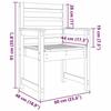 VidaXL Chaises de jardin 2 pcs 60x48x91 cm bois massif de douglas 824058