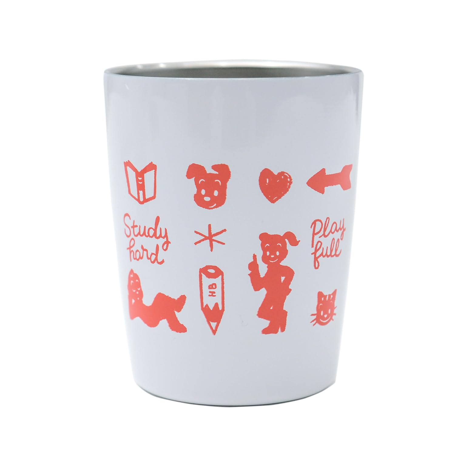 

Термостакан из нержавеющей стали OSAMUGOODS Вакуумный термостакан 280 мл Чашка Теплоизоляция Холодоизоляция Офисная чашка Товары Осаму Новый семестр Новая жизнь Школа белый