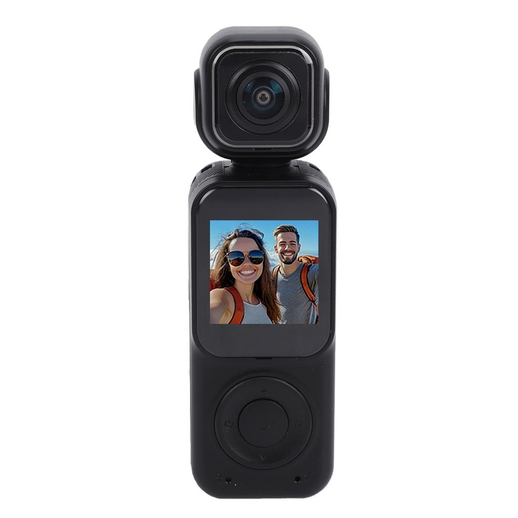 Portable Video Recorder 4K 12MP Dual Lens 180 Degree Rotation WiFi Handheld Sports Camera for Outdoor