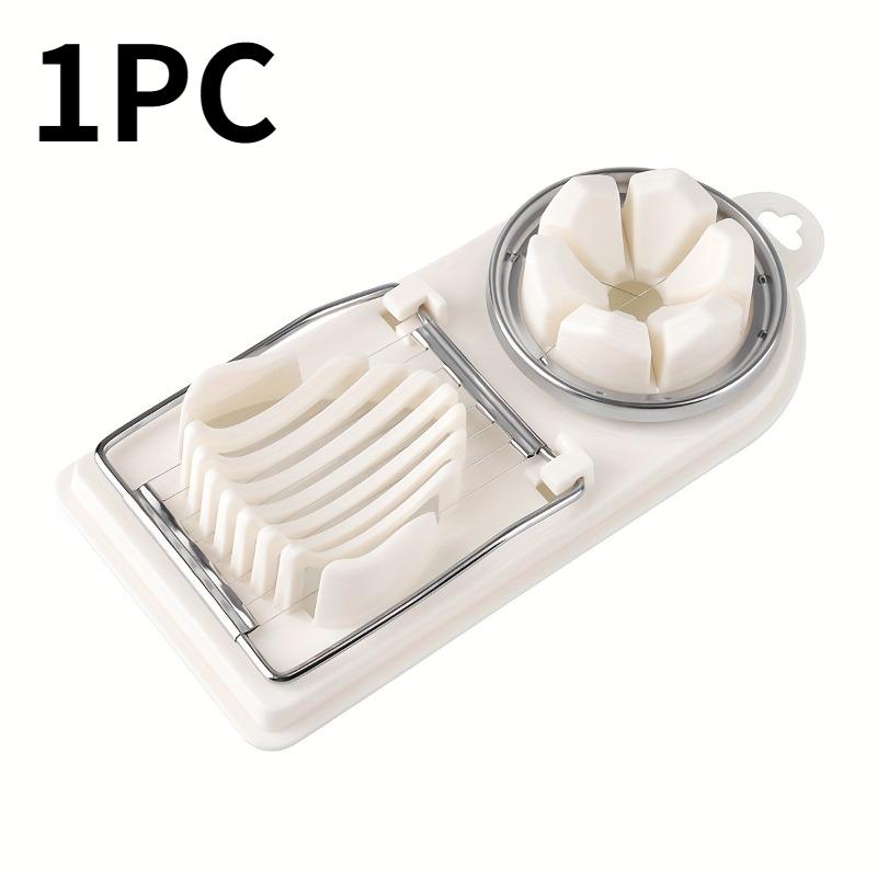 Multifunctional Egg Cutter Stainless Steel Egg Slicer Sectioner Cutter Mold Flower-Shape Luncheon Meat Cutter Kitchen Gadgets 2