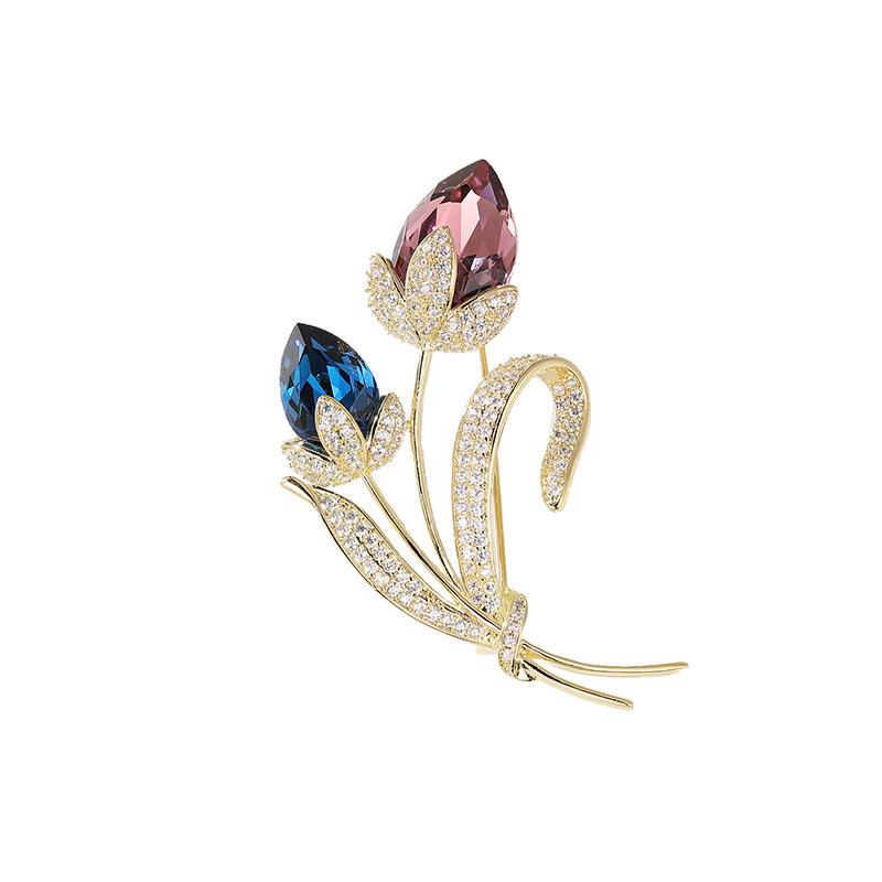 

Ювелирное изделие Tian She Брошь-кристалл Тюльпан: Высококлассный, Уникальный Дизайн