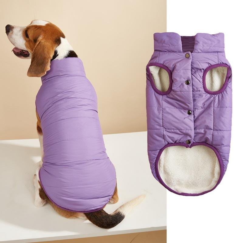 Dog Coat Puffer Vest,Dog Jacket Windproof Dogs Cold Weather Coats Pet Snowsuit Padded Vests, Puppy Winter Clothes for Small Dogs