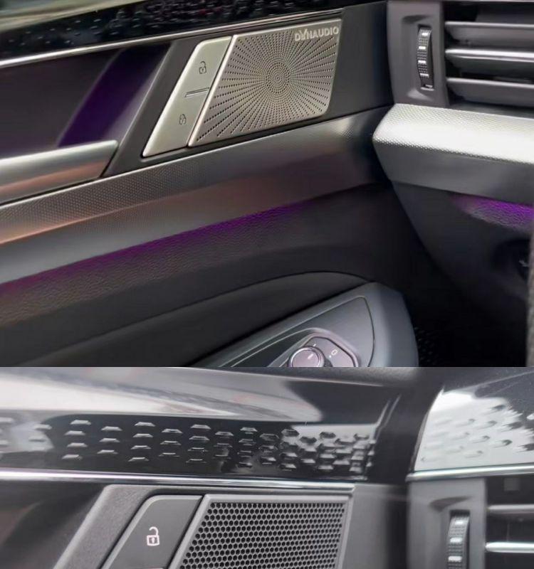 Passat Magotan CC Car Audio Harman Kardon Speaker Button Decorative Stickers