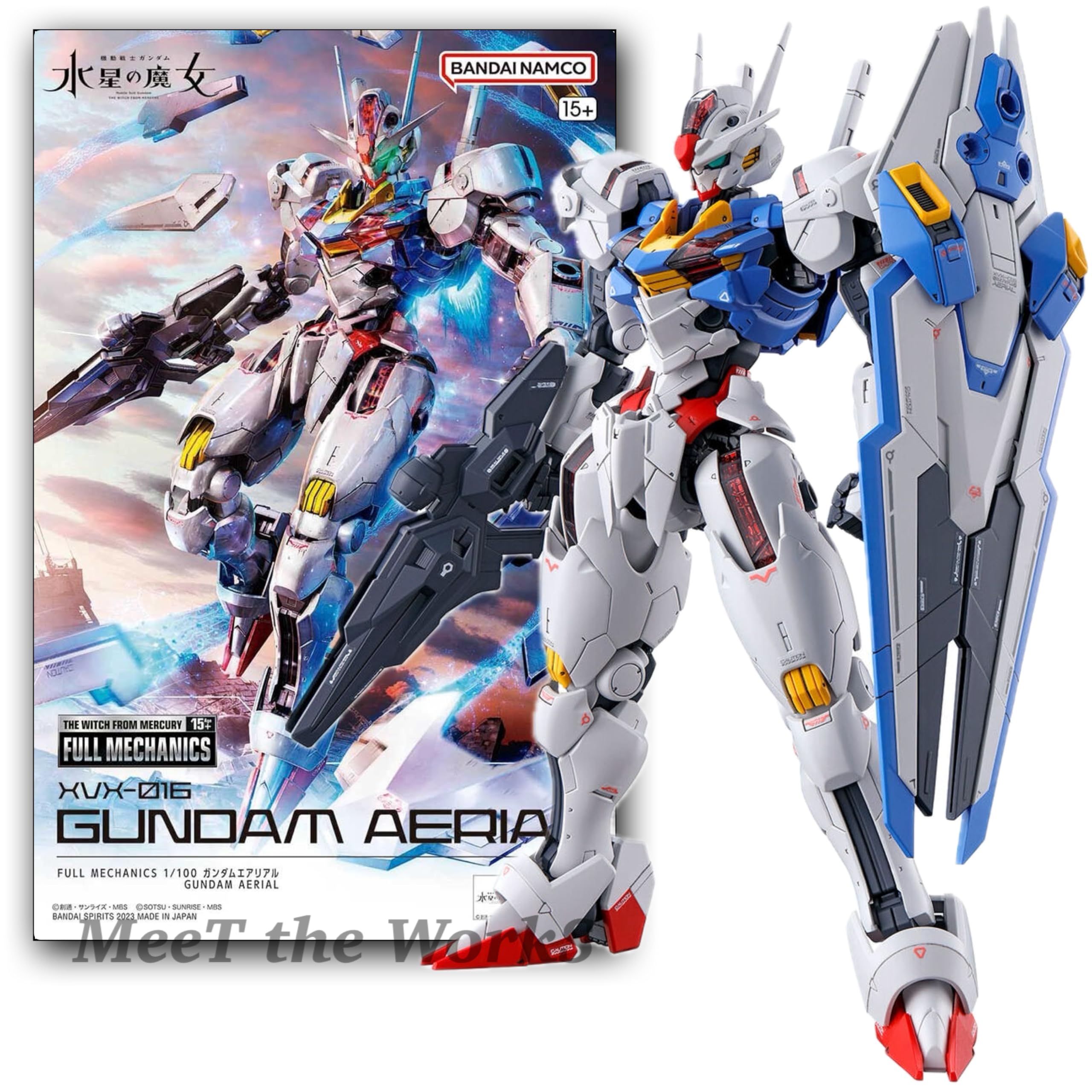 

[FULL MECHANICS] 1/100 Aerial Mobile Suit Mercury Witch Plastic Model