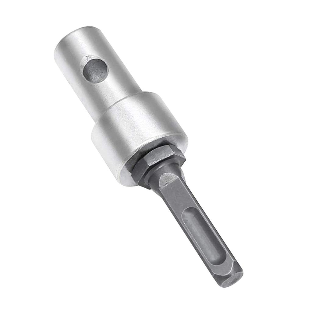 Drill Chuck Adapter Round Shank Garden Auger Drill Adapter SDS Plus To 1/2Inch Thread Drill Fit Corded Cordless Drill