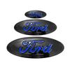 Car Sticker 3pcs Badge for Ford Taurus Equator Explorer Escape ST Kuga Mondeo Focus Edge Car Front Rear Logo Steering Wheel Cove