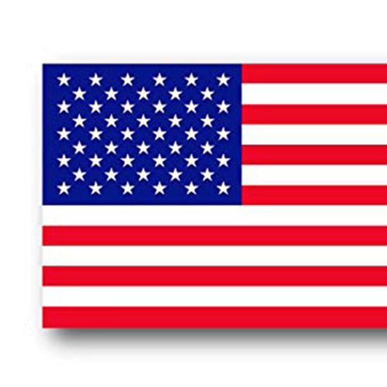 250 Stück/Rolle Aufkleber Amerikanische Flagge Blau Rot Weiß Gestreift Sternmuster USA Flaggenaufkleber Wetterfest Kupfer Selbstklebend Glänzend