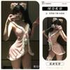 Sexy Lingerie Sexy Plush Polka Dot Maid Suspender Skirt Pure Lust Cute Seduction Pajamas Uniform Woman