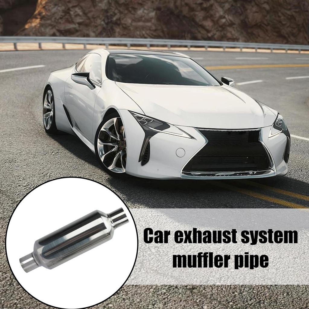 Car Muffler Car Exhaust System Muffler Pipe Automotive Replacement Parts for Reduce Engine Noise Racing Quiet Driving Pipes