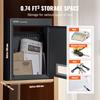 Durch die Wand Einwurfbox 12,5x6,3x16,9" Briefkasten mit Zahlenschloss Schwarz