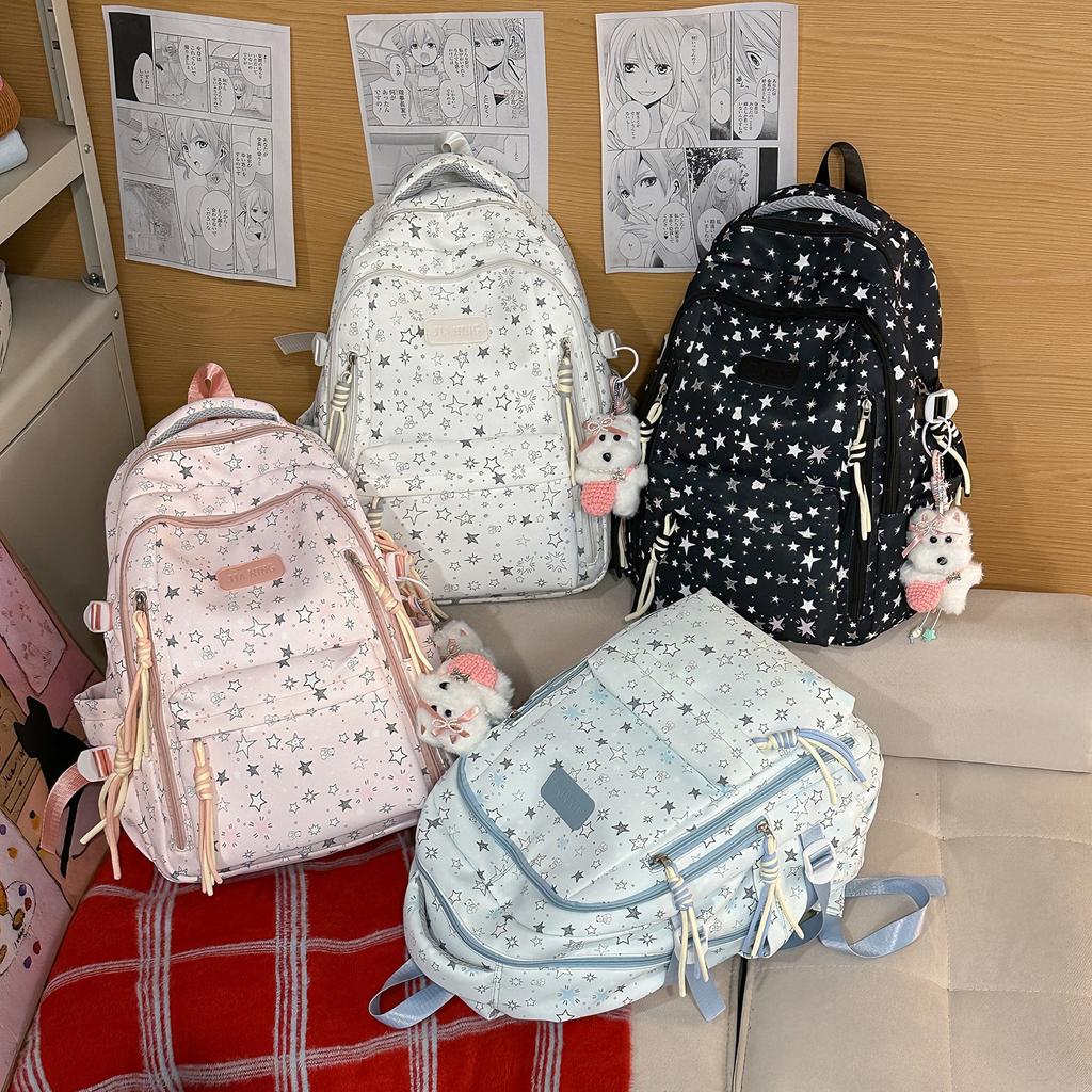 Schoolbag High-value large-capacity backpack ins Korean style junior high school high school student college student backpack travel backpack