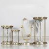 Metal Self-assembled Hourglass Ornaments Hourglass Timer Glass Desktop Ornaments Creative High-grade Retro Hourglass Timer