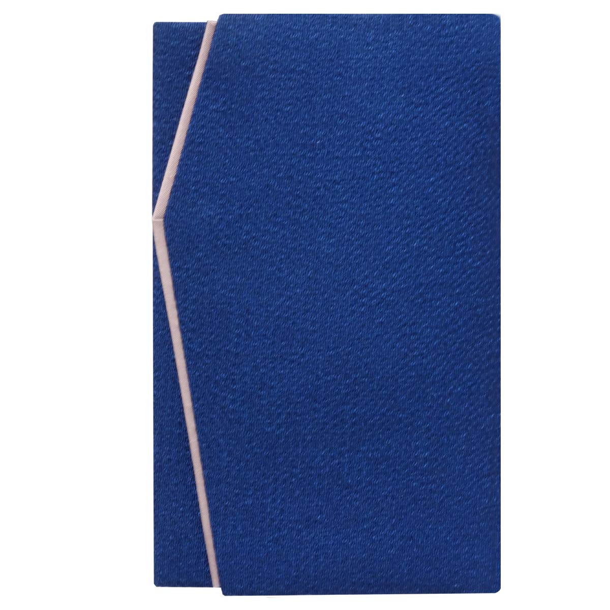 

Gold envelope fukusa (double crepe) in navy blue