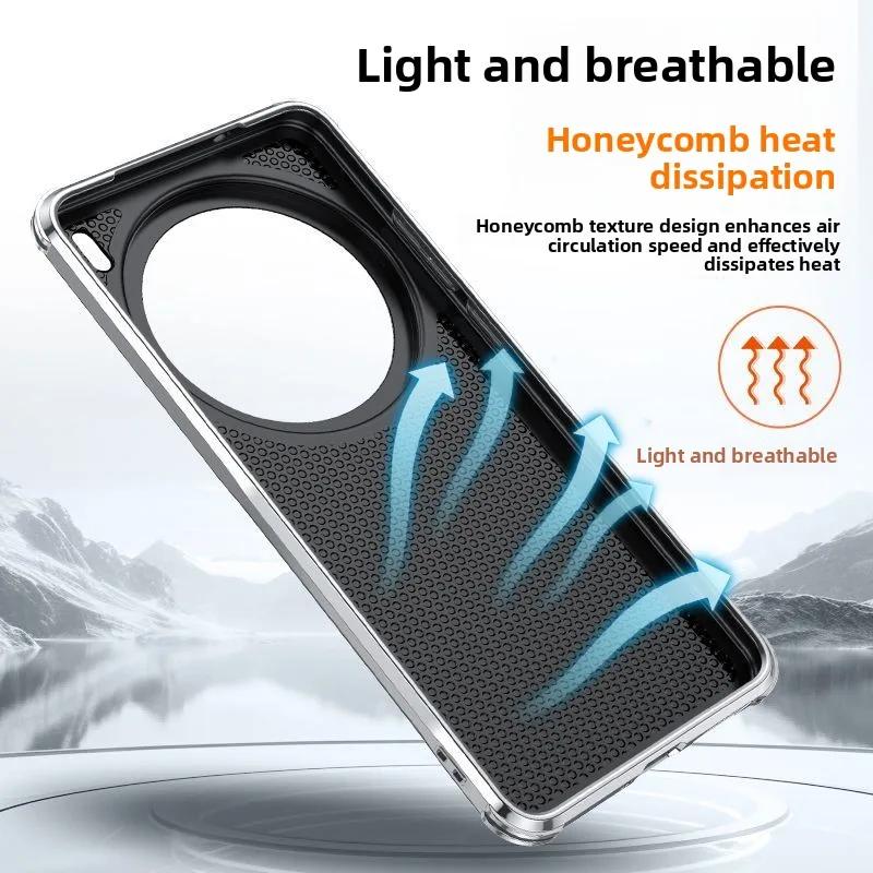 Glass Lens Invisible Bracket Case For VIVO X200 Ultra Four Corners Anti-drop Plain Leather Shockproof Cover For X 200 Pro MINI