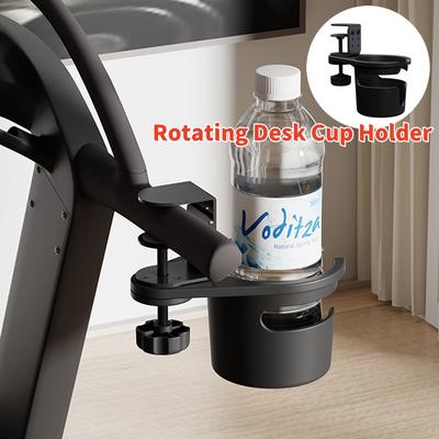 Stanzfreier drehbarer Schreibtisch-Becherhalter Universell verstellbarer verbesserter Armklemmenständer für Kaffeetassen, Wasserflaschen, Isolierflasche