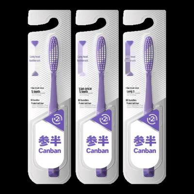Canban Long Head Soft Bristle Toothbrush