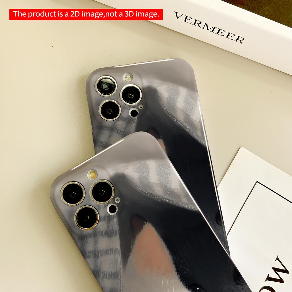 Adorable Black-White Kittens Under Blanket All Inclusive Film Hard Phone Case, Compatible with iPhone 18 Pro Max 17 16 15 14 13 12 11