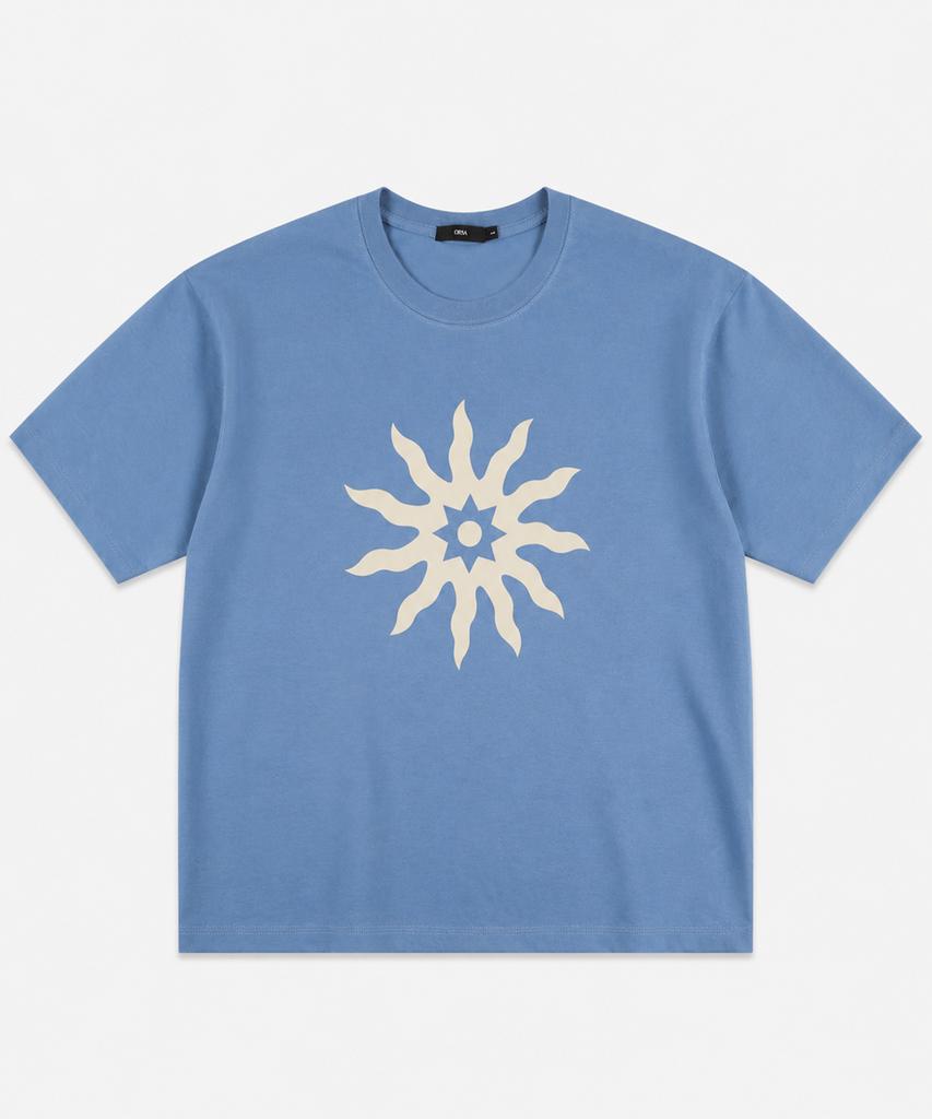 Ousa Solar Bloom Printed Short Sleeve T-Shirt 7 Colors