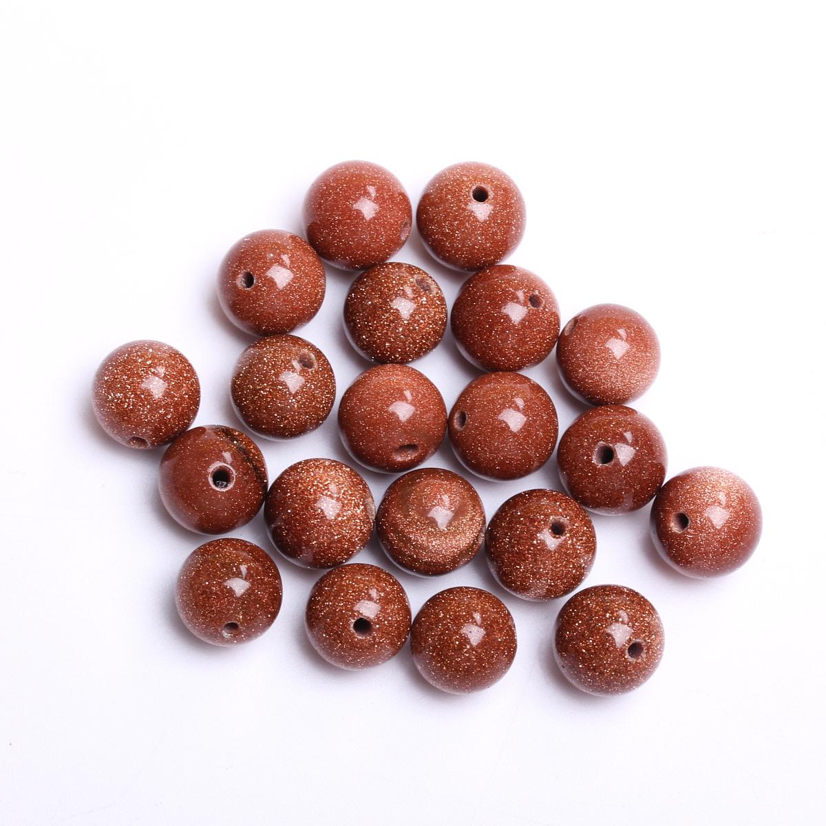 

20/30/40 шт. DIY камень Jinsha для серег, браслетов, украшений, материал, аксессуары, круглые бусины из натурального камня 4/6/8/10 мм 10mm 20pcs