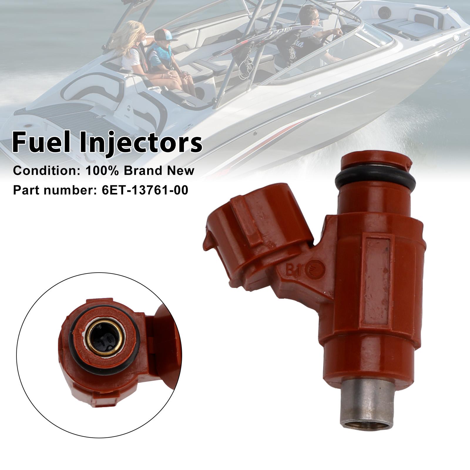 

6ET-13761-00 Fuel Injectors For Yamaha Boats AR195 SX195 Waverunner FZR GP1800