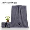 35×75Cm / 50×100Cm Microfiber Pet Bath Towel Mat Quick‑Dry Super Absorbent Bathing Towels For Dogs & Cats Pet Grooming Supplies