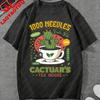 Cactuar Green Tea Emblem Unisex TShirt Final Fantasy Video Game Gaming Tee Gamer T Shirt Cactilio Final Fantasy XIV JRPG Tops