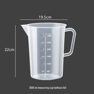 ZISIZ Food Grade Plastic Measuring Cup
