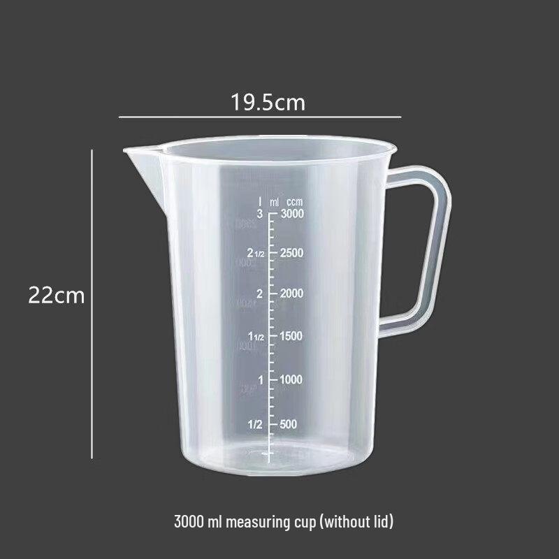 ZISIZ Food Grade Plastic Measuring Cup