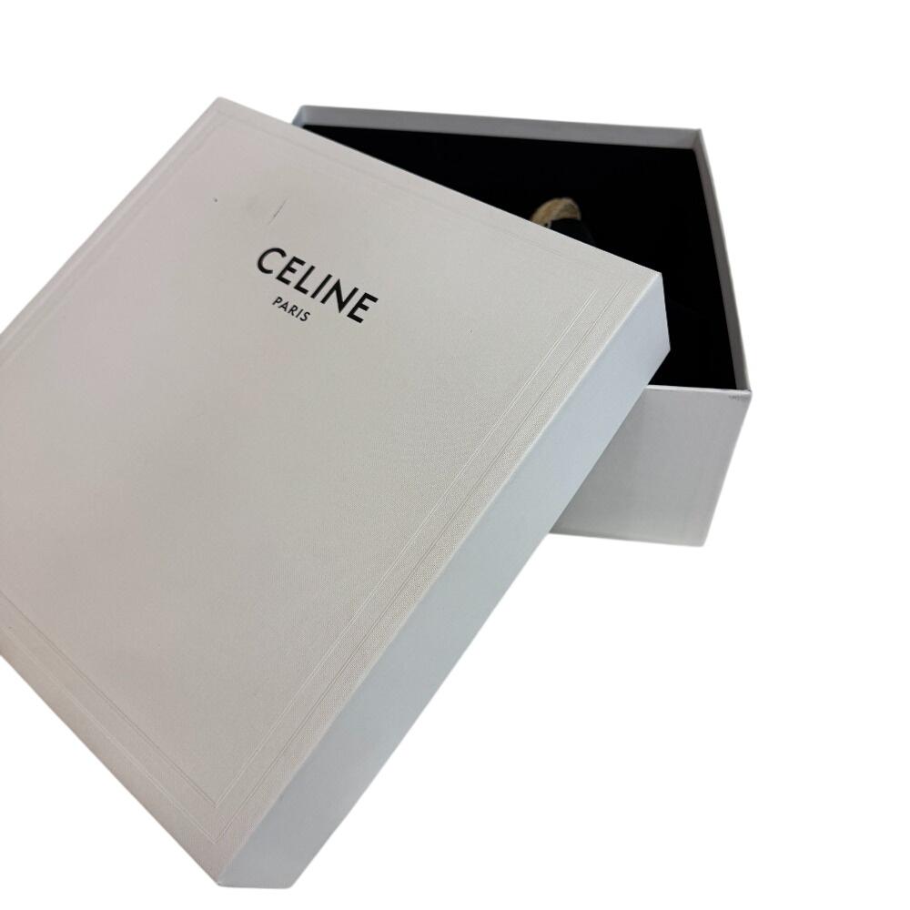 CELINE Wedge Sandals Espadrille suede Sandals black suede Used