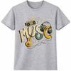Musik T-Shirt Boombox Gitarre Kopfhörer Retro DJ Sound Grafik T-Shirt