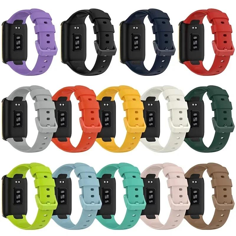 Watch Strap for Xiaomi Mi Band 7 Pro Wristband Liquid Silicone Bracelet WristStrap Correa Mi Band 7pro Smart watch Accessories