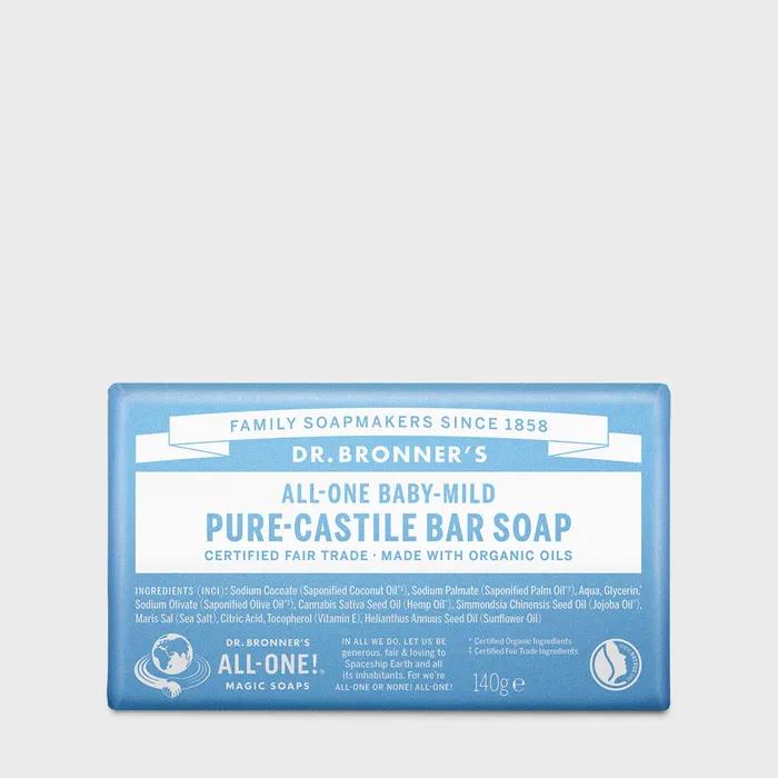 

Детское мягкое чистое кастильское мыло для ванны 140 г