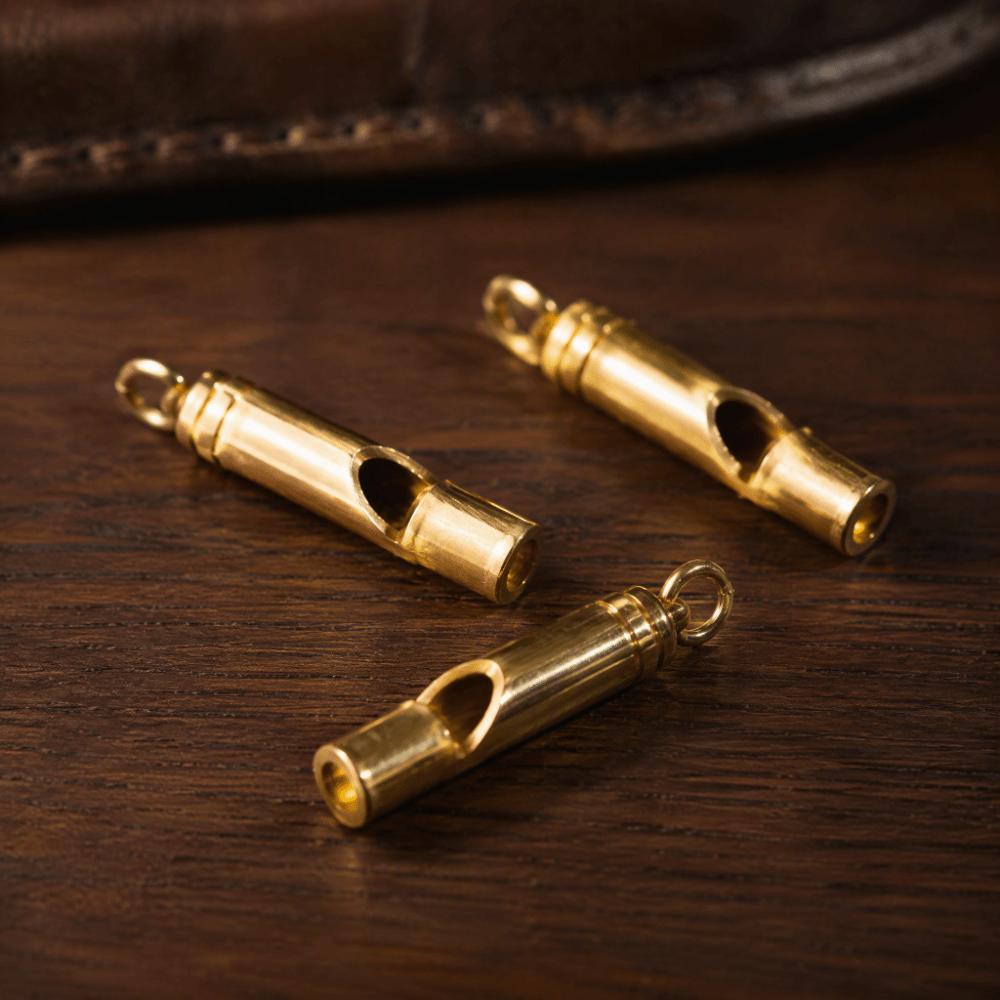 3pcs Brass Material Dog Training Whistle Aluminium Alloy Sports Referee Whistle Outdoor Activity