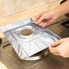 10Pcs/Bag Non-stick Surface Stove Burner Covers Heat Resistant Aluminum Foil Liners  Daily Cooking