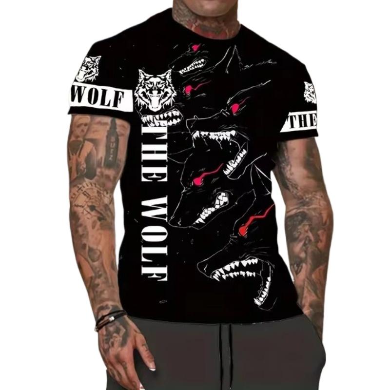 Men's T-Shirt Quick Drying Tops Summer Fashion Street Short Sleeve Tee Shirts 3D Graphic Print Tees Oversized Male Clothing