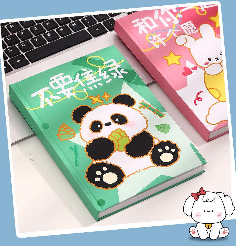 A5 Student Cartoon Notebook: Cute, Colorful, Thick Pages, Ideal for Elementary School Diary.