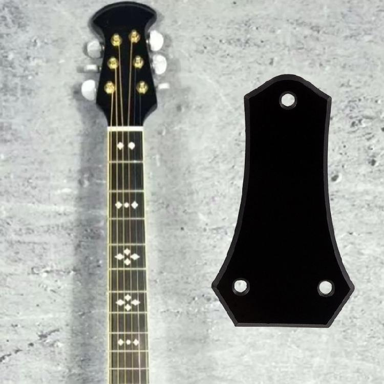 Bullnose Shaped Guitar Trusses Rod Cover Plate 3 Holes Guitar Replacement Accessory No Screws Center Hole Distance 50mm