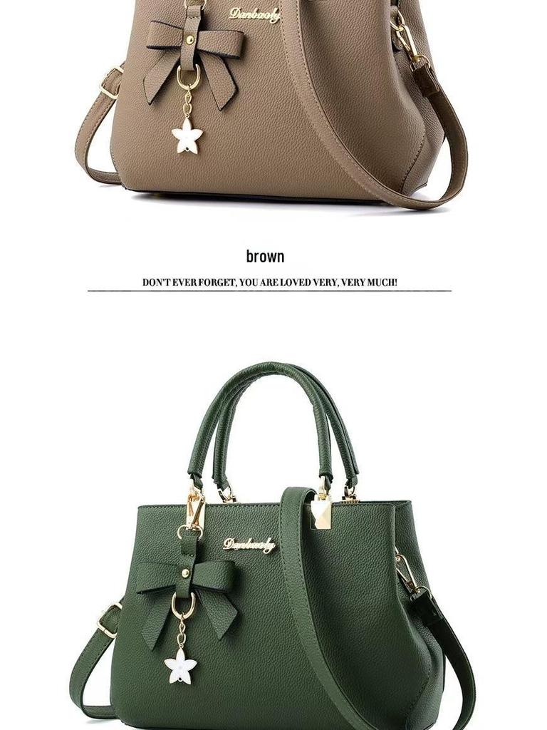 Taizhou Korean-Style Women's Trendy Large-Capacity Textured Shoulder & Crossbody Bag